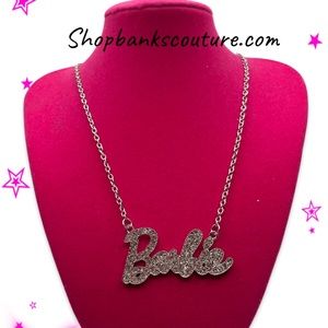 Bling Barbie necklace | y2k aesthetic | Mcbling trashy y2k | early 2000s
